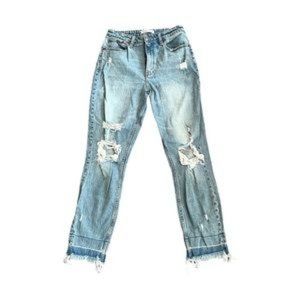 Abercrombie and Fitch Curve Love Mom High Rise Jeans